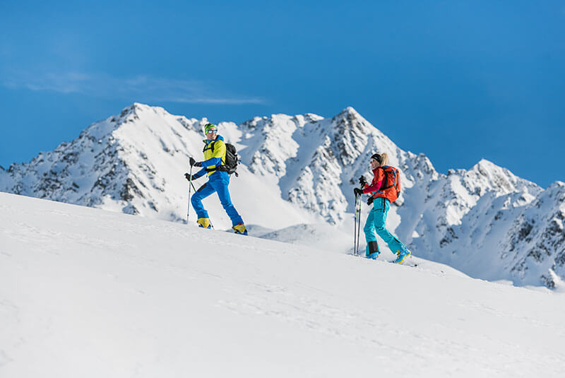 Ski tours in the Gsiese Valley